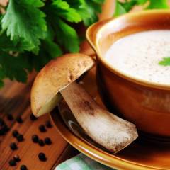 Vellutata di funghi porcini bimby