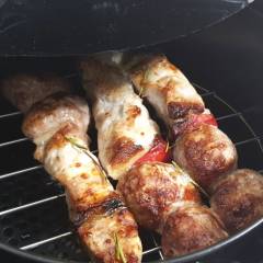 Spiedini di Carne Friggitrice ad Aria