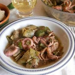 Zuppa di Polipetti con verdure