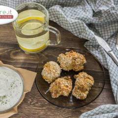 Rana pescatrice impanata allo yogurt