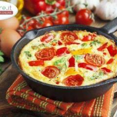 Omelette alla Provenzale con Pomodori, Asparagi e Peperoni