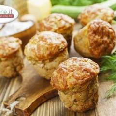 Muffin con yogurt e zucchine