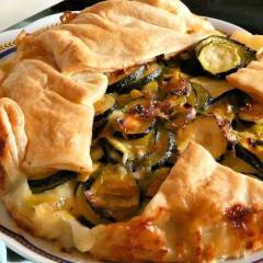 Torta salata con porri