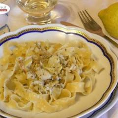 Strappatelle con Carciofi e Pesce Spatola