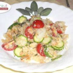 Panzanella tricolore con Salvia e Origano