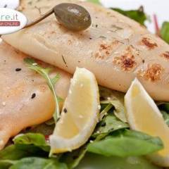 Calamari grigliati con salsa di Aneto