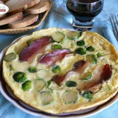 Frittata sfiziosa con cavoletti