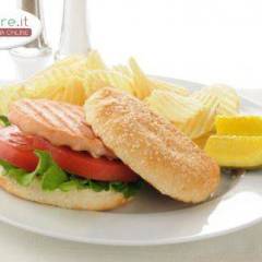 Burger di Salmone