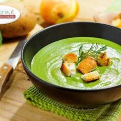 Vellutata di Broccoletti, Stracchino e Maggiorana