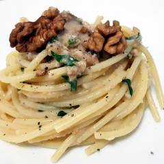 Spaghetti con le noci