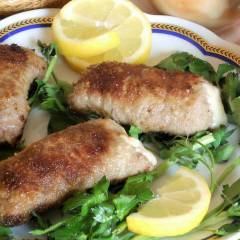Involtini di manzo fritti e dorati
