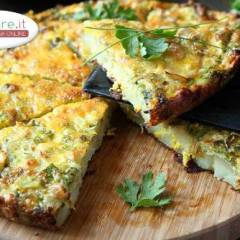 Frittata con Patate e Salsiccia