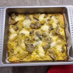 FRITTATA DI PATATE E CARCIOFI