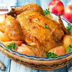 Pollo ripieno di Mele e Noci