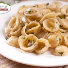 Orecchiette con Trota e Topinambur