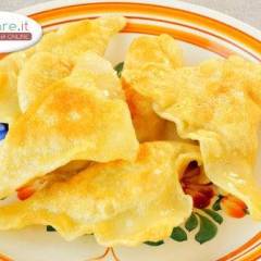 Tortelli fritti con Cavolo cappuccio
