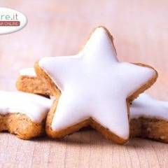 Biscotti a stella natalizi