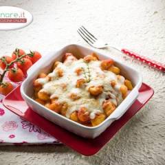 Gnocchi di carote con pomodoro e besciamella