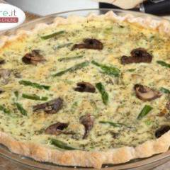 Quiche di Asparagi e Funghi