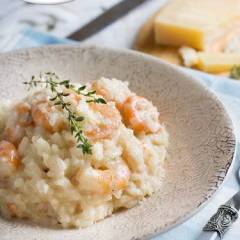 Risotto con Gamberi e Finocchio