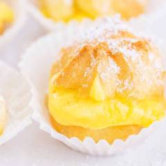 Bigne alla Crema con Limoncello