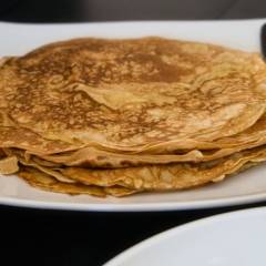 Crepes con farina di ceci, leggere e versatili