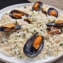 RISOTTO COZZE E PECORINO