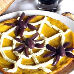 Frittata ragnatela di halloween
