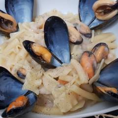 Pasta fagioli e cozze