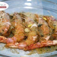 Gamberi gratinati