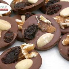 Cioccolatini con Noci, Uvetta e Mandorle