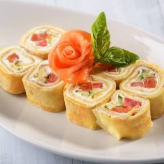 Rotolini di crepes ripieni, sfiziose bontà salate