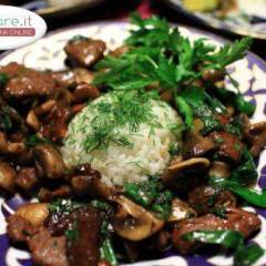 Spezzatino di Vitello ai Funghi