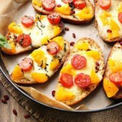 Bruschette al doppio Pomodoro