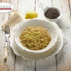 Risotto al Limone con Polvere di Liquirizia