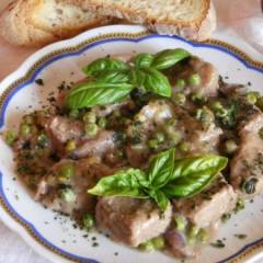 Spezzatino di manzo con piselli
