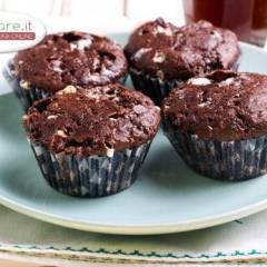 Muffin con marshmallow e cioccolato