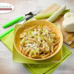 Pasta con Porri e Scamorza
