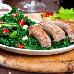 Cime di rapa con salsiccia