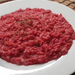 RISOTTO BARBABIETOLA E GORGONZOLA
