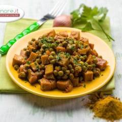 Spezzatino di Seitan con Piselli