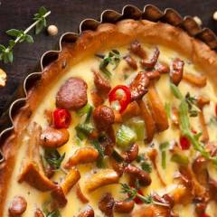Crostata di Funghi
