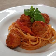 SPAGHETTI CON LE POLPETTINE