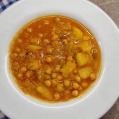 ZUPPA DI CECI E PATATE