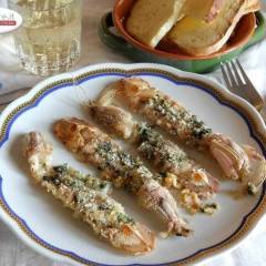 Canocchie gratinate al forno