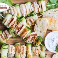 Spiedini di Pollo e Zucchine light