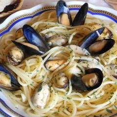 Spaghetti Con Le Cozze In Bianco