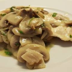 Scaloppine di pollo ai funghi