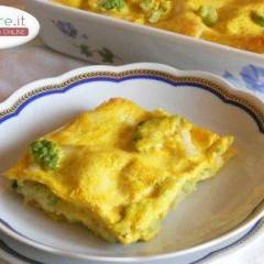 Lasagne dorate con Broccolo romanesco e Curcuma