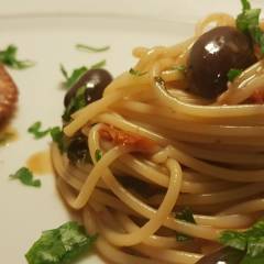 Pasta con moscardini